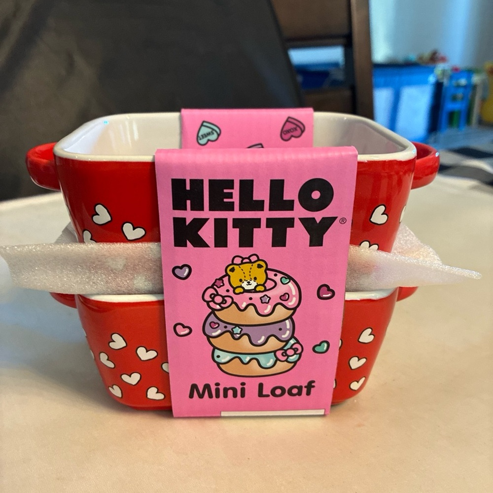 Hello Kitty Pink and Red Mini Loaf Pan